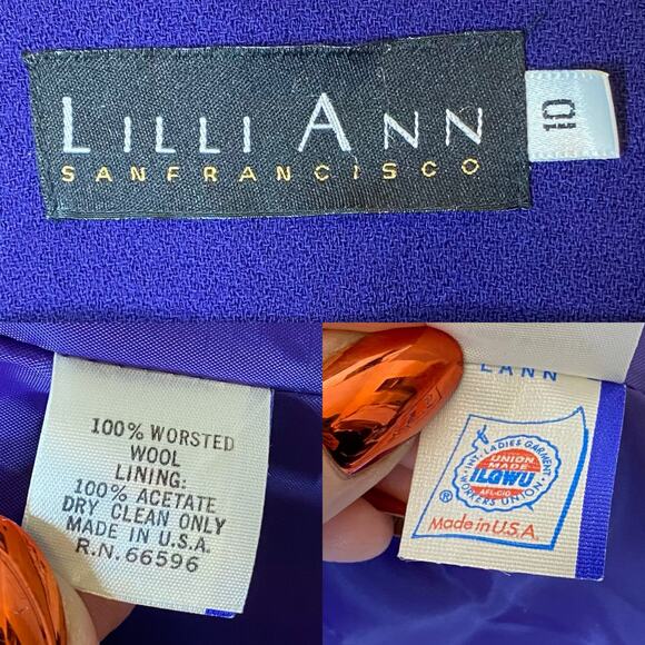 Lilli Ann Vintage Wool Blazer - Picture 6 of 6